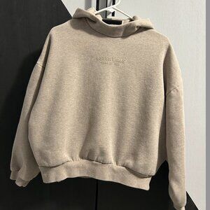Fear of God Essentials Beige Heathered Hoodie Women's Size XS